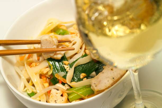 Quick and tasty chicken pad thai