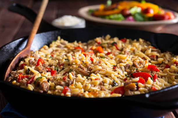Creamy one-pot lemon chicken and orzo